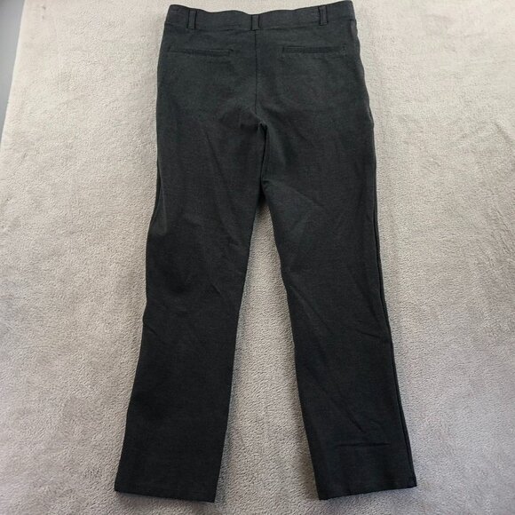 Quince Women Pants Medium Petite Straight Leg Petite Pull On Stretch Gray Casual - Picture 13 of 13